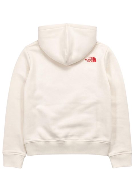 Cream cotton sweatshirt for girls THE NORTH FACE | G1RQLIPANNA